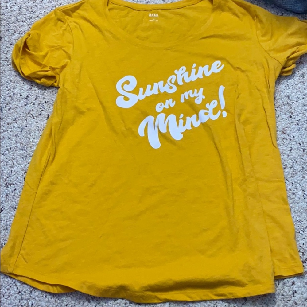 Yellow “Sunshine On My Mind” Tee